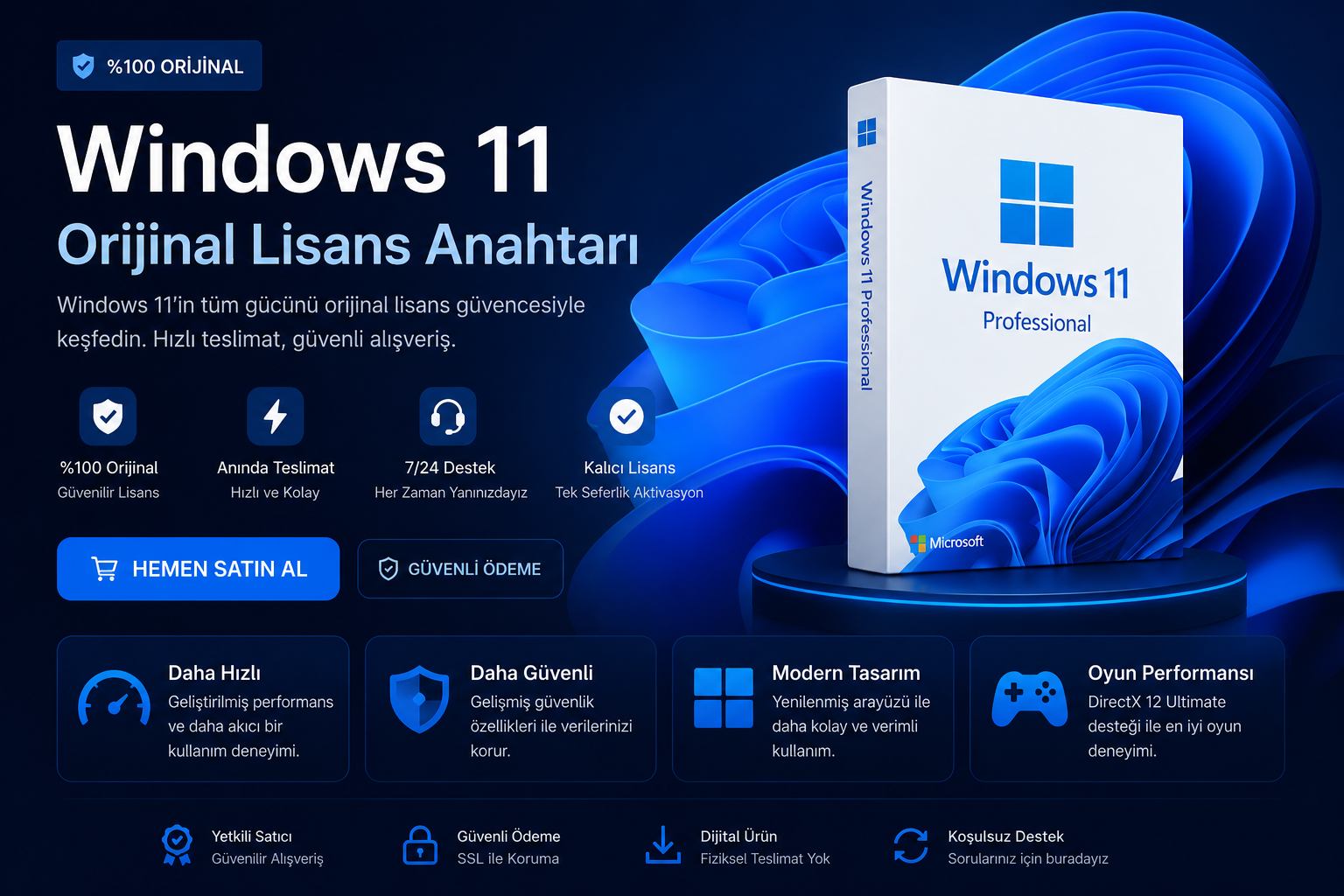 Windows 11 Pro Lisans Key