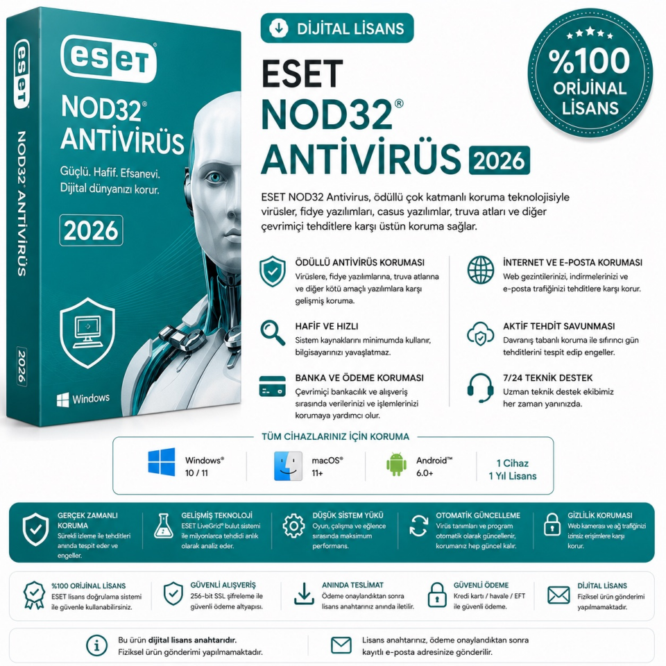 Eset Antivirüs 2026