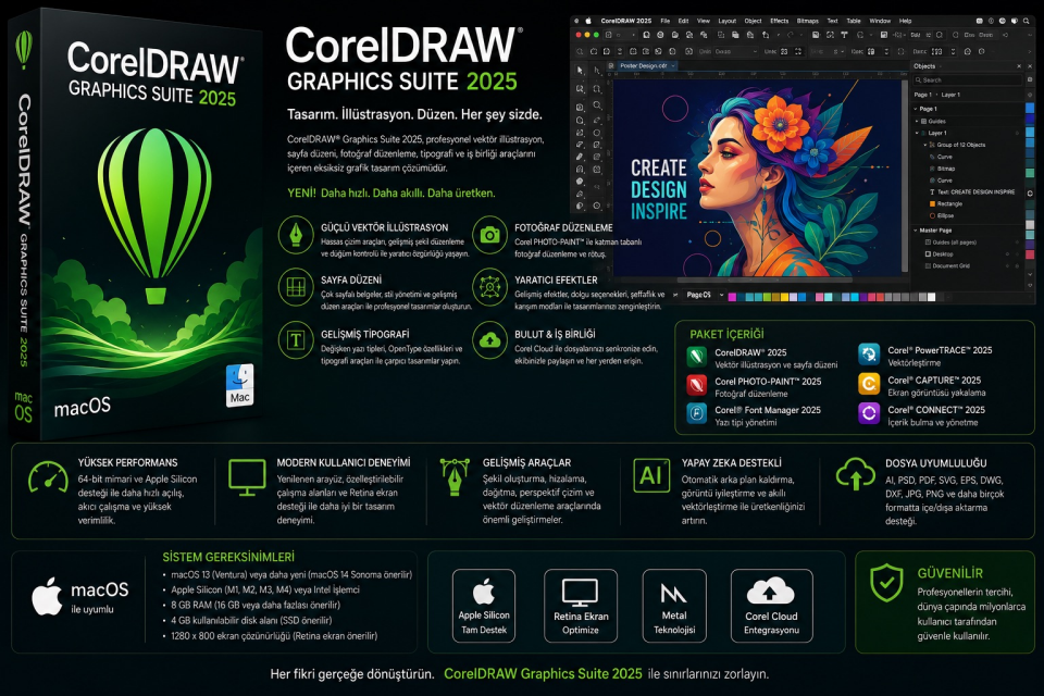 CorelDRAW Graphics Suite 2025 MacOS