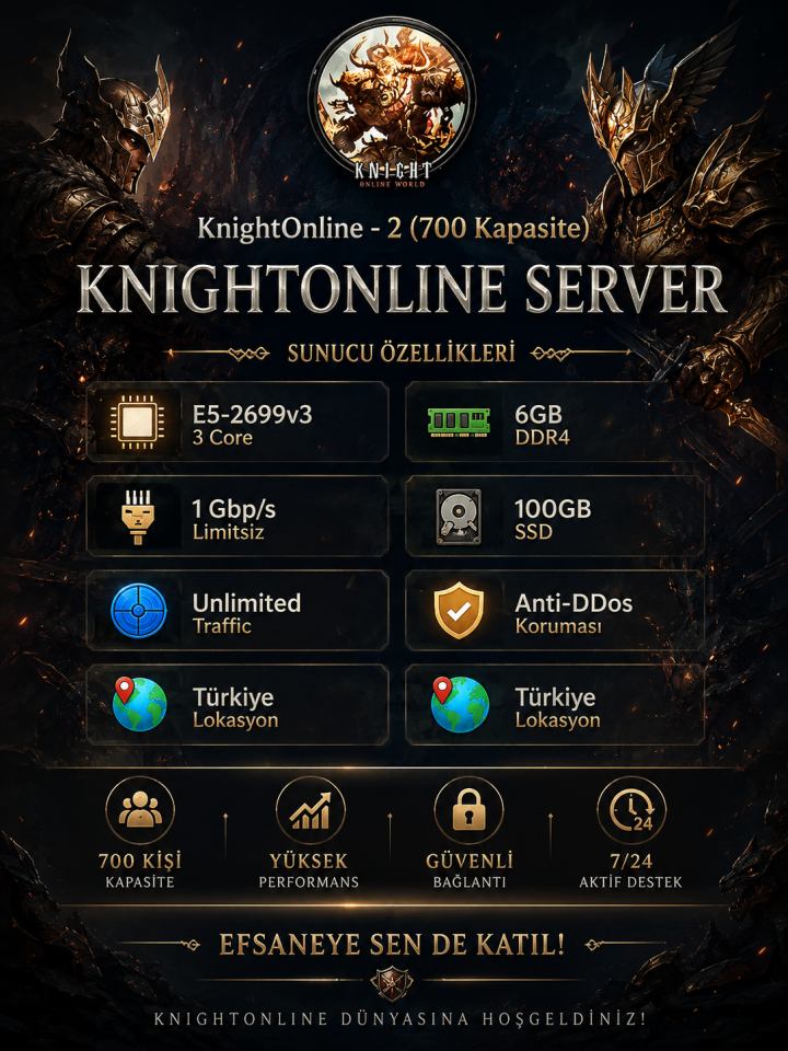 KnightOnline - 2 (700 Kapasite)