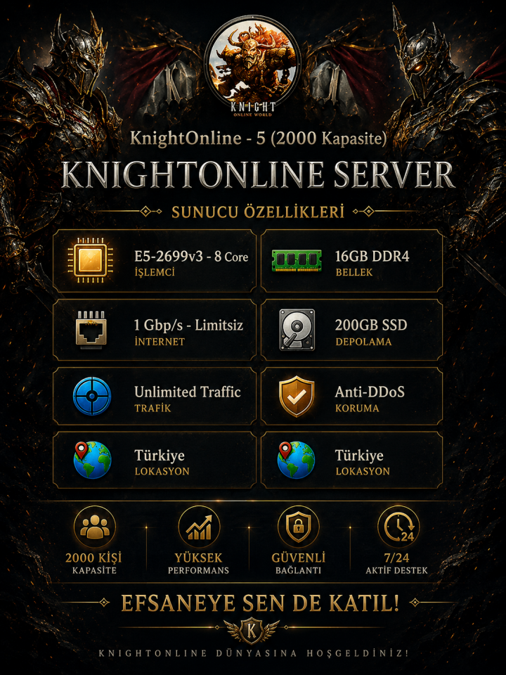 KnightOnline - 5 (2000 Kapasite)