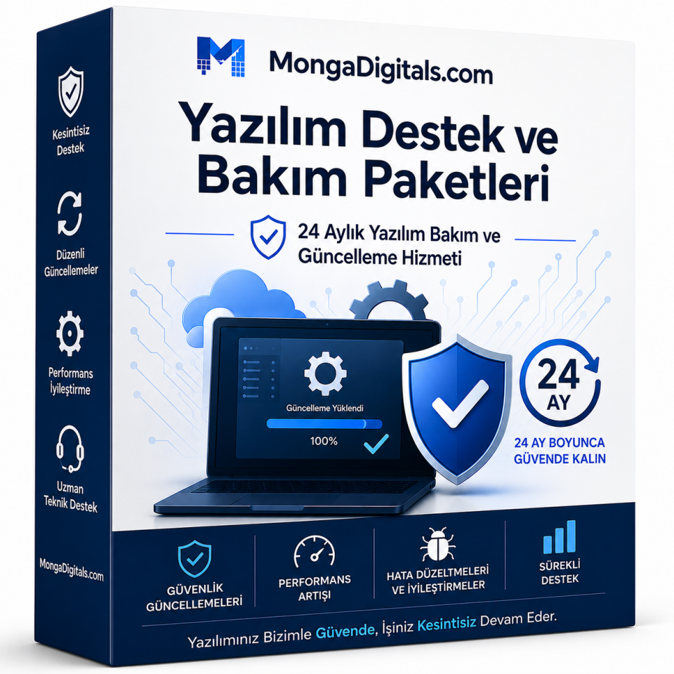 24 Aylık Yazılım Bakım ve Güncelleme Hizmeti