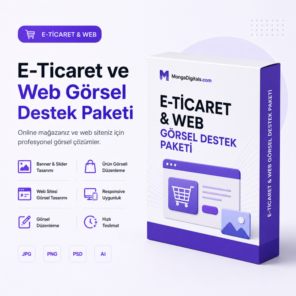 E-Ticaret ve Web Görsel Destek Paketi